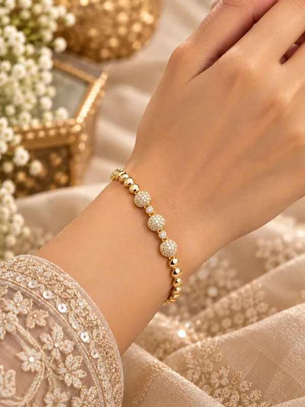 Gold_Tone_Beaded_Bracelet_for_Women
