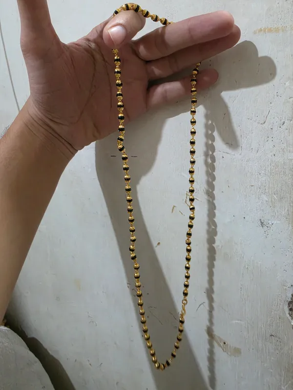 Black_Gold-Tone_Beaded_Mangalsutra_Necklace_for_Women