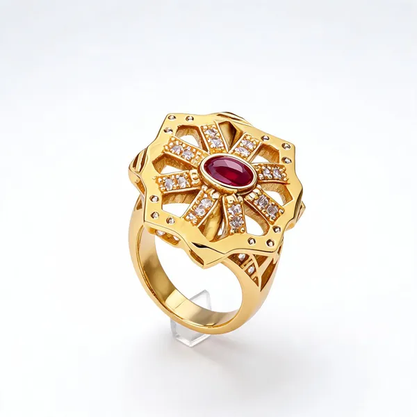 Gold_Brass_Ornate_Red_Stone_Ring_For_Women