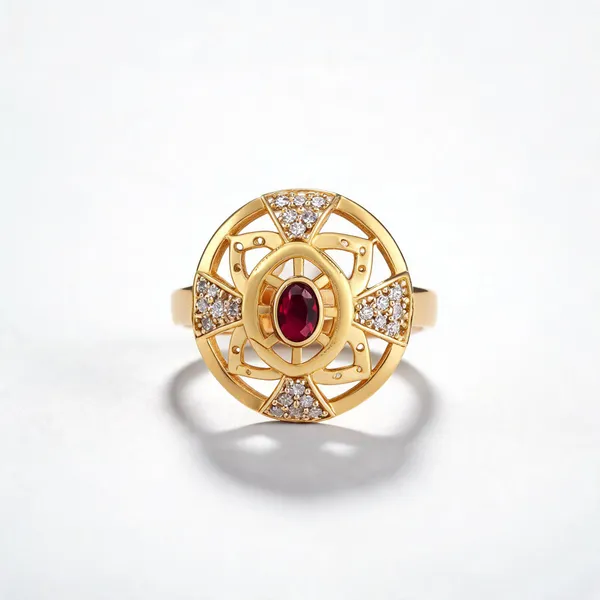 Gold_Brass_Embellished_Ring_For_Women