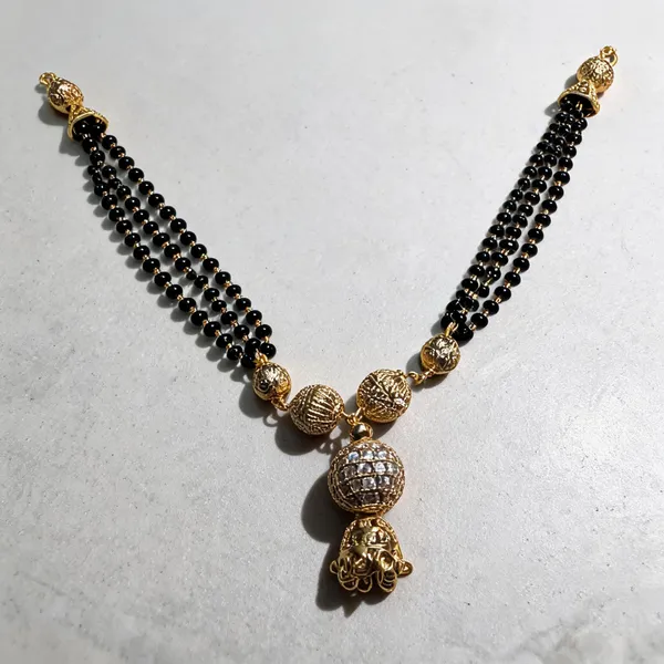 Gold_Brass_Black_Beaded_Traditional_Mangalsutra_For_Women