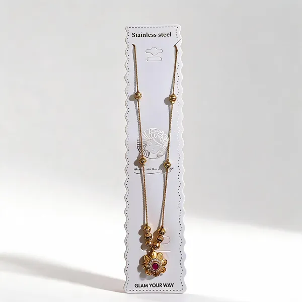 Gold_Brass_Beaded_Floral_Pendant_Dokiya_For_Women