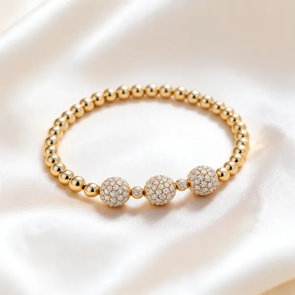 Gold_Brass_Beaded_Bracelet_For_Women