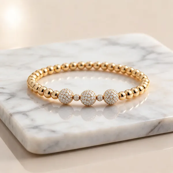 Gold_Brass_Beaded_Bracelet_For_Women