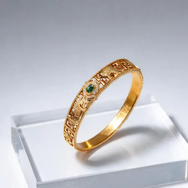 Gold_Brass_Embellished_Bangle_Bracelet_For_Women