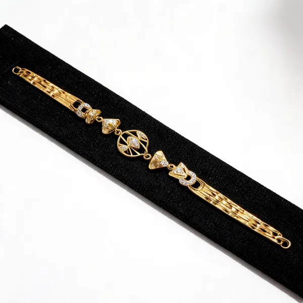 Gold_Brass_Designer_Bracelet_For_Women