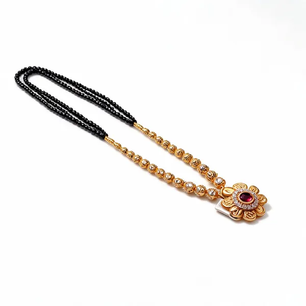 Black_Gold_Brass_Beaded_Mangalsutra_Dokiya_Necklace_For_Women