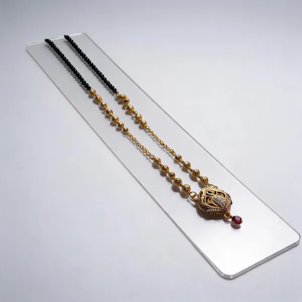 Gold_Brass_Black_Beaded_Dokiya_Mangalsutra_For_Women