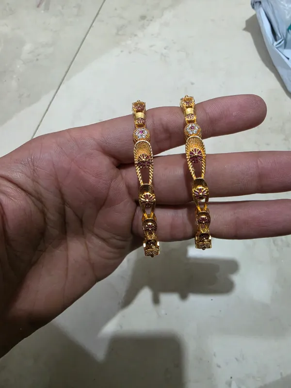 Gold_Tone_Embellished_Bangles_For_Women