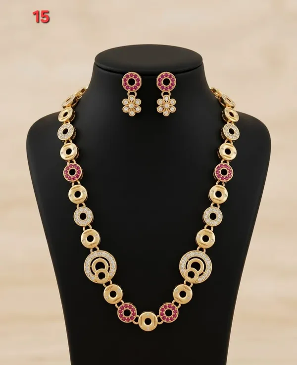 Gold_Tone_Stone_Necklace_Set_For_Women