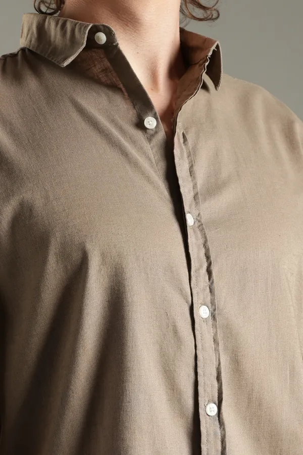 Italino_Khakhi_Linen_Blend_Relaxed_Shirt