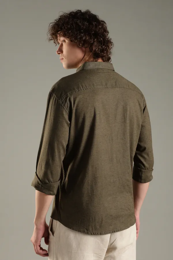 Italino_Olive_Linen_Blend_Relaxed_Shirt
