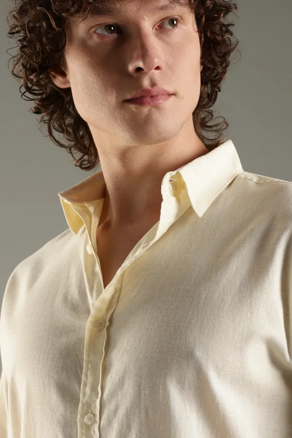 Italino_Yellow_Linen_Blend_Relaxed_Shirt