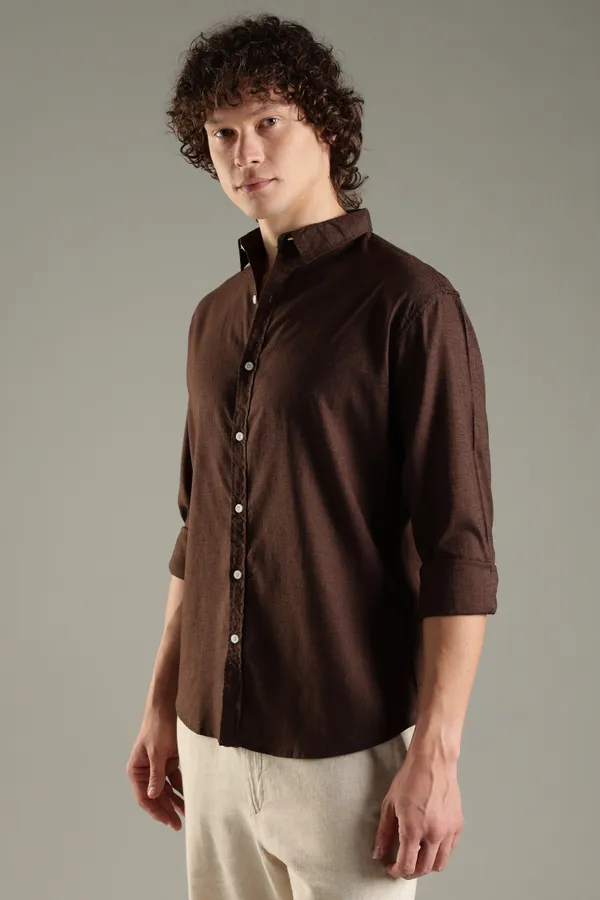 Italino_Brown_Linen_Blend_Relaxed_Shirt
