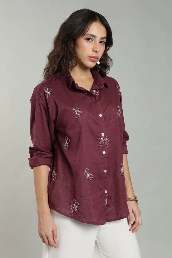 Women_S_Cherry_Embroidered_Linen_Shirt