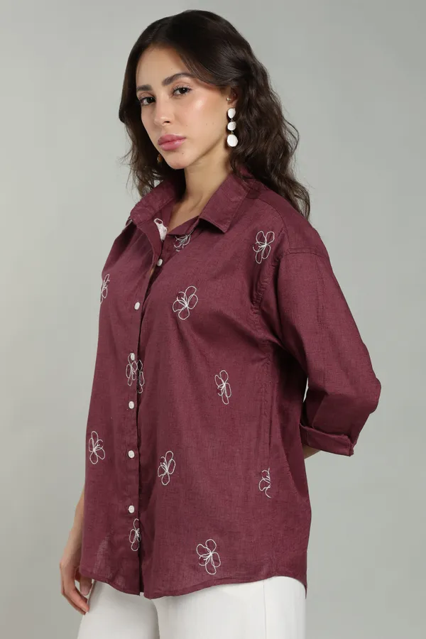 Women_S_Cherry_Embroidered_Linen_Shirt