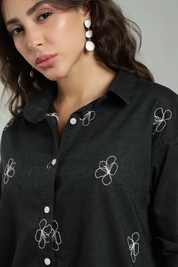 Women_S_Teal_Embroidered_Linen_Shirt