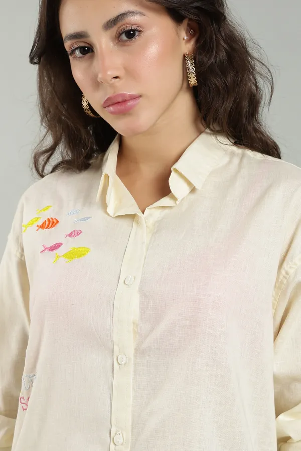 Women_S_Lemon_Embroidered_Linen_Shirt