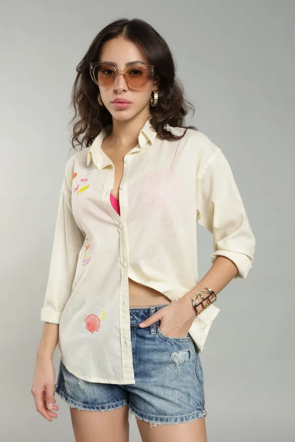 Women_S_Lemon_Embroidered_Linen_Shirt