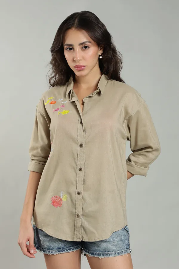 Women_S_Beige_Embroidered_Linen_Shirt