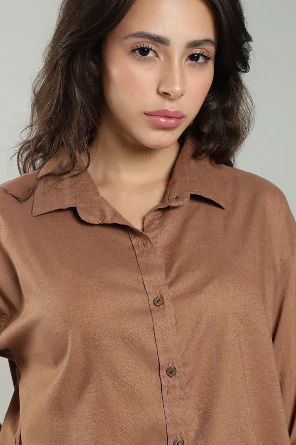 Women_S_Rust_Linen_Shirt