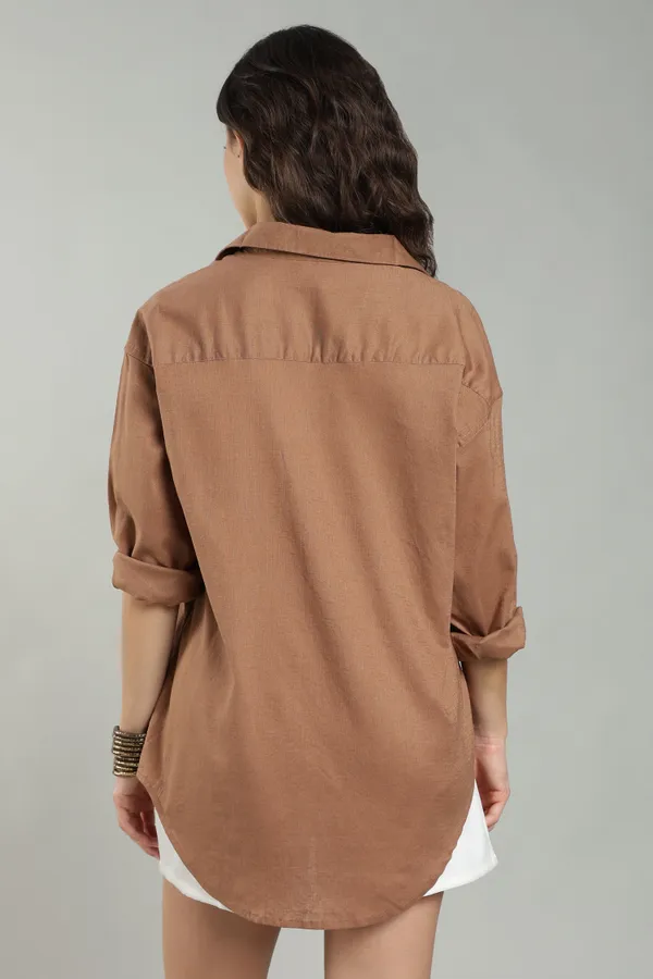 Women_S_Rust_Linen_Shirt