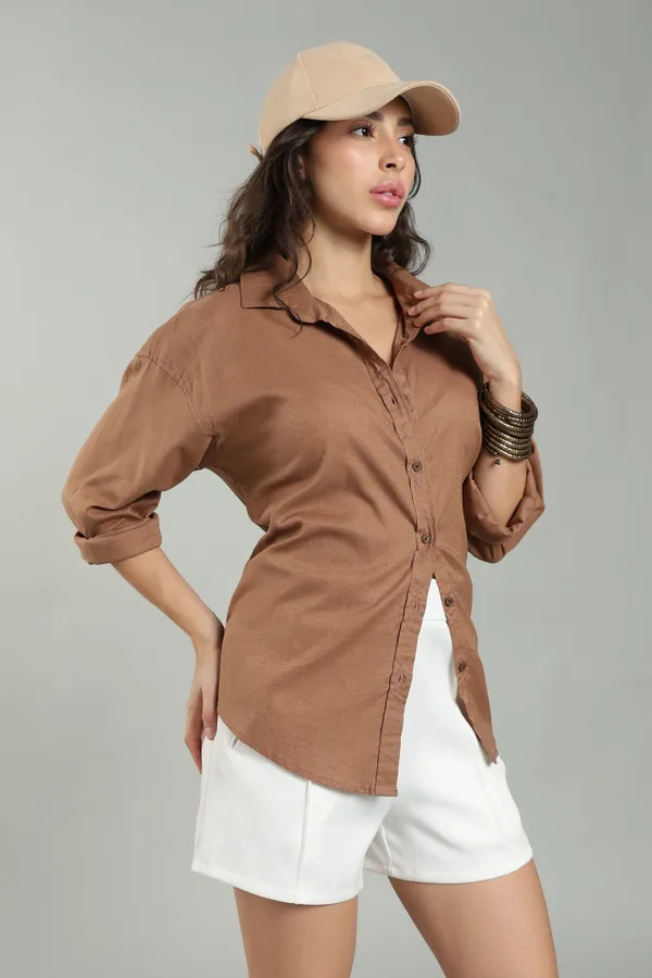 Women_S_Rust_Linen_Shirt