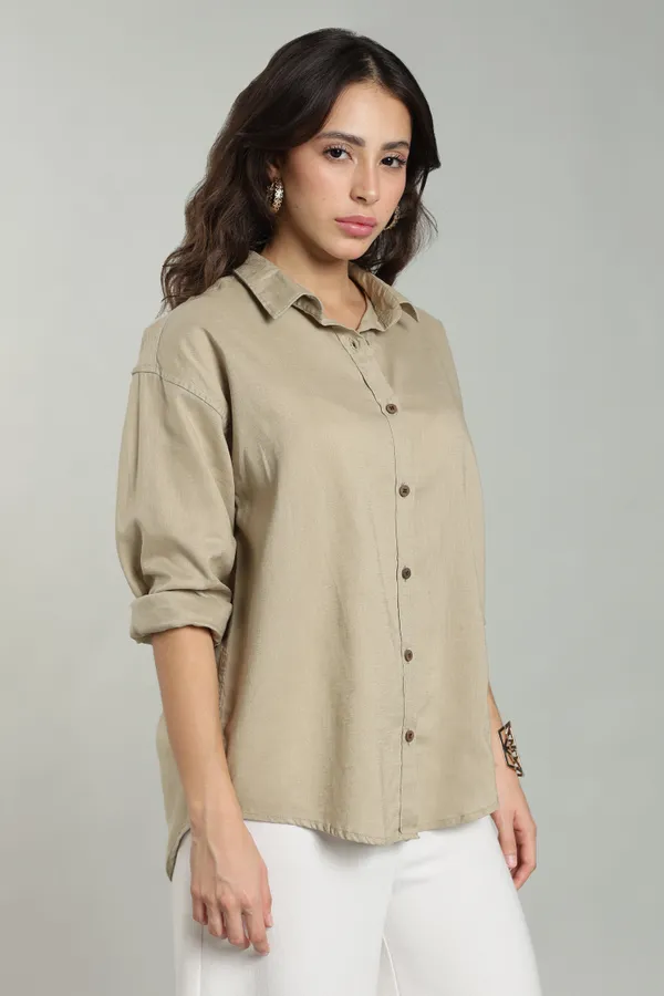 Beige_Linen_Shirt_For_Women_Pure_Linen