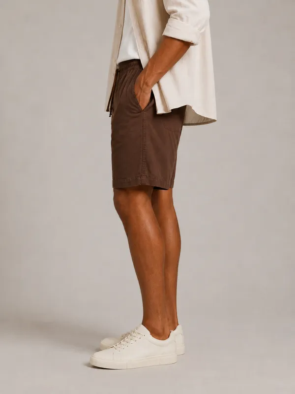 Twill_Shorts_Brown