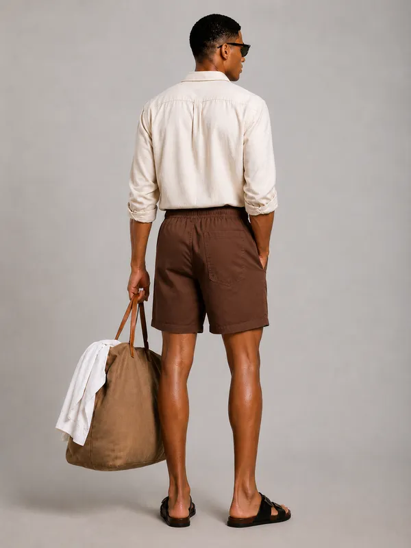 Twill_Shorts_Brown
