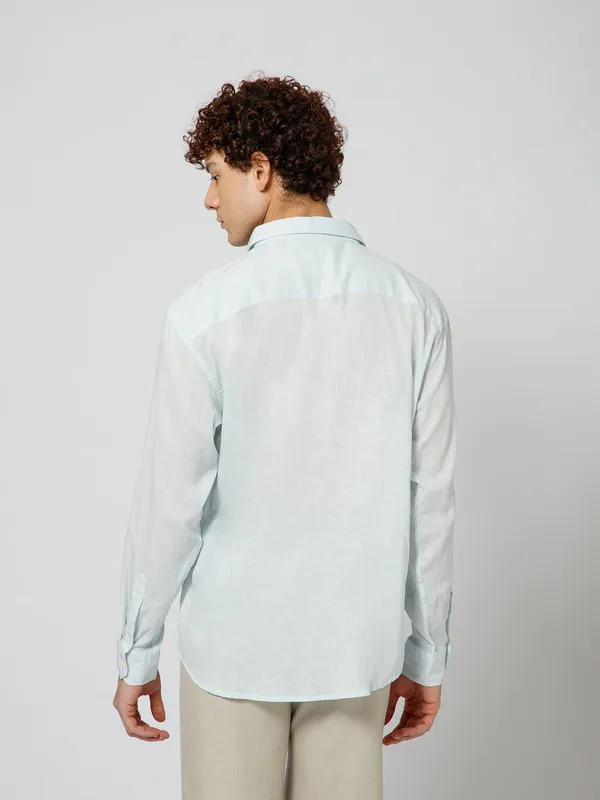 Surfing_Linen_Blend_Relaxed_Fit_Sky_Blue_Men_S_Shirt