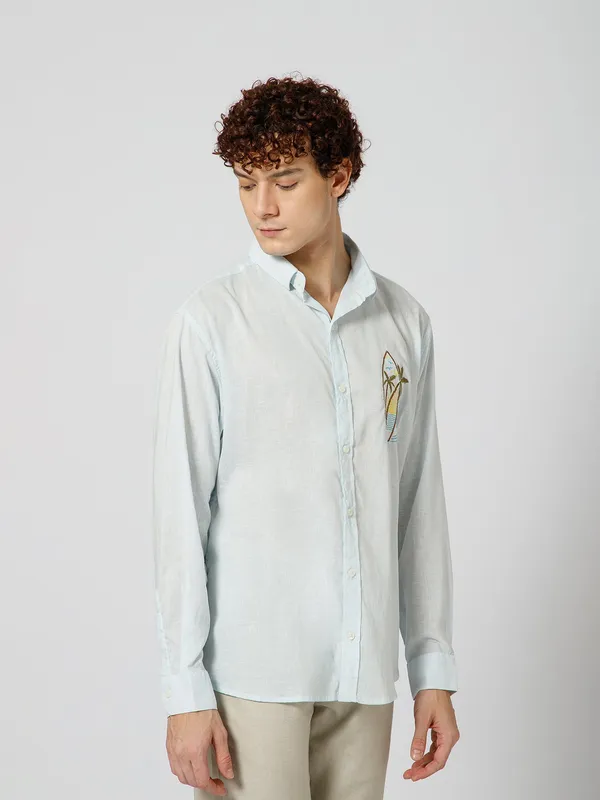 Surfing_Linen_Blend_Relaxed_Fit_Sky_Blue_Men_S_Shirt