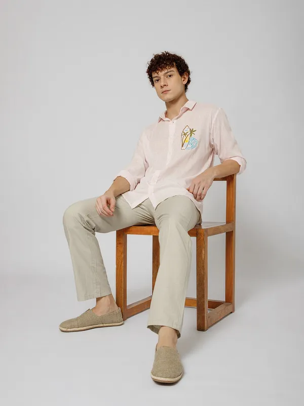 Surfing_Linen_Blend_Relaxed_Fit_Baby_Pink_Men_S_Shirt