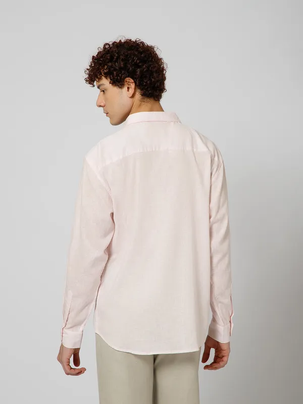 Surfing_Linen_Blend_Relaxed_Fit_Baby_Pink_Men_S_Shirt