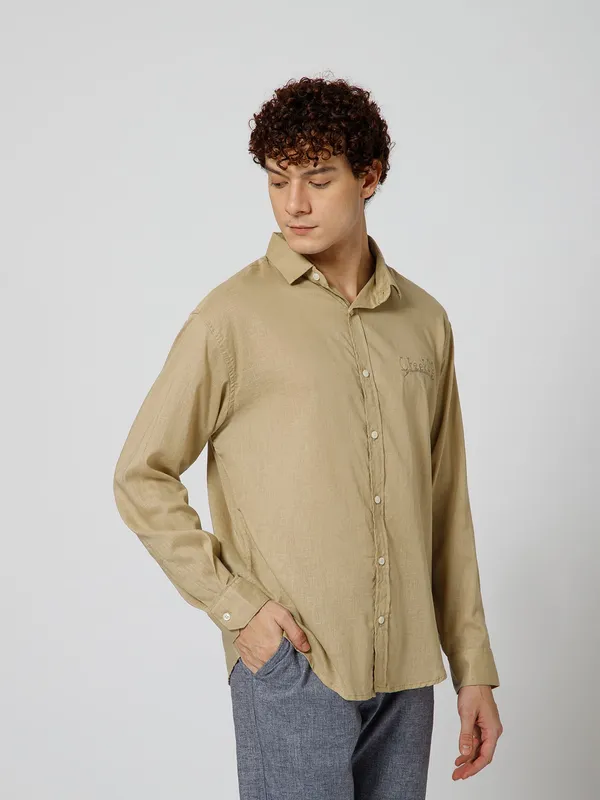 Mykonos_Linen_Blend_Relaxed_Fit_Beige_Men_S_Shirt