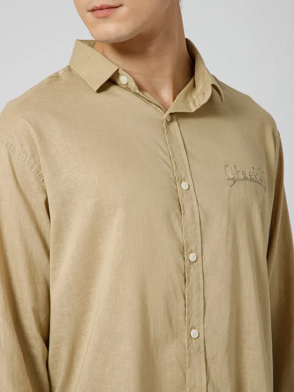 Mykonos_Linen_Blend_Relaxed_Fit_Beige_Men_S_Shirt