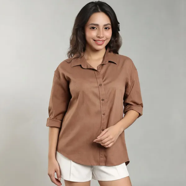 Women_S_Rust_Linen_Shirt