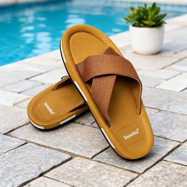 Mustard_Synthetic_Cross_Strap_Casual_Flip_Flops_For_Men