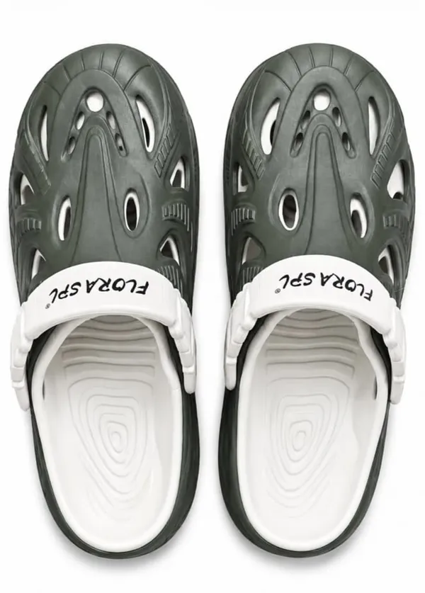 Grey_Molded_Slip-On_Clogs_For_Men