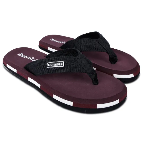 Maroon_Woven_Strap_Casual_Flip_Flops_For_Men