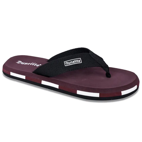 Maroon_Woven_Strap_Casual_Flip_Flops_For_Men