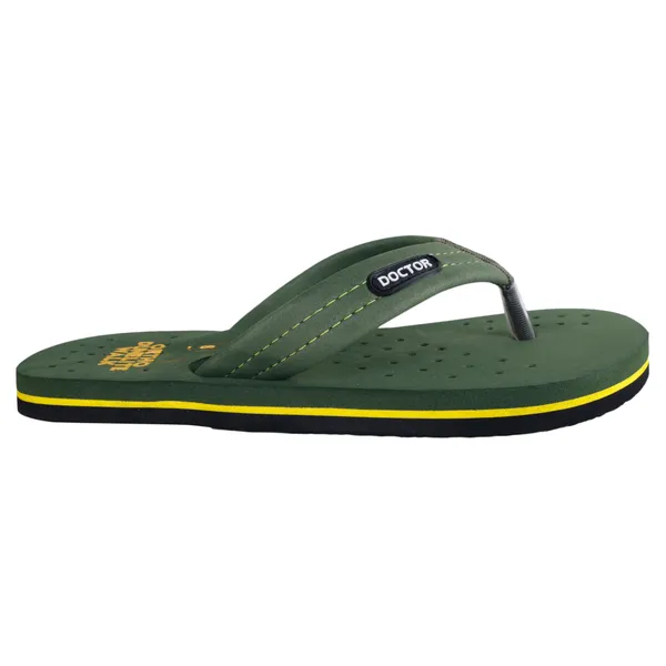 Green_Orthopedic_Contoured_Flip-Flops_For_Men