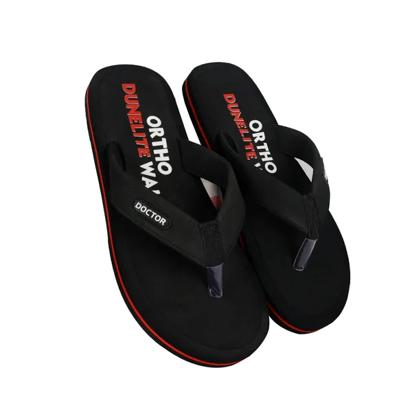 Black_Red_Accent_Thong_Casual_Flip_Flops_For_Men