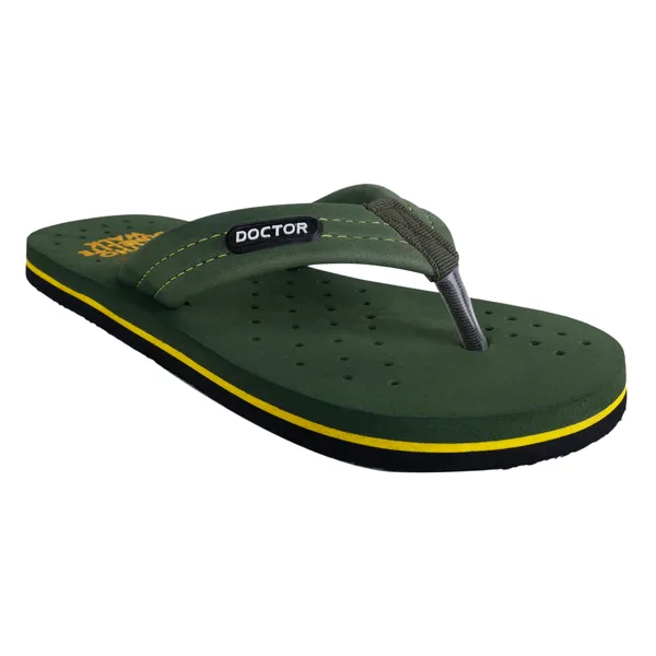 Green_Orthopedic_Contoured_Flip-Flops_For_Men