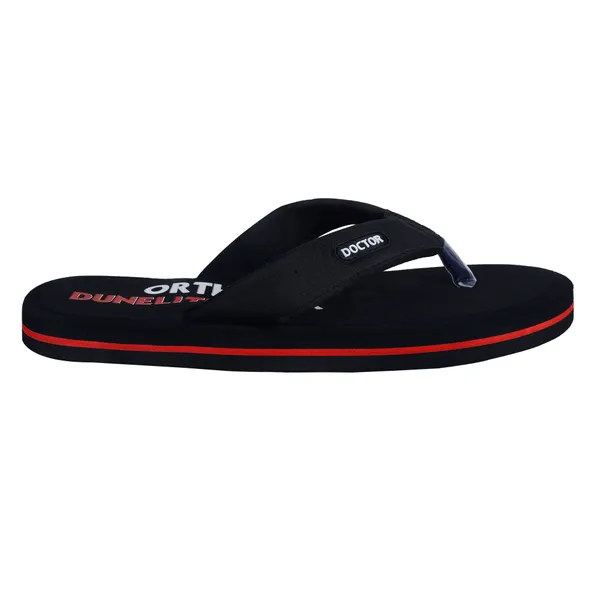 Black_Red_Accent_Thong_Casual_Flip_Flops_For_Men