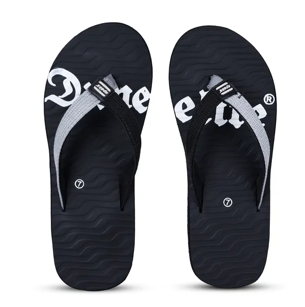 Black_Textile_Casual_Thong_Flip-Flops_For_Men