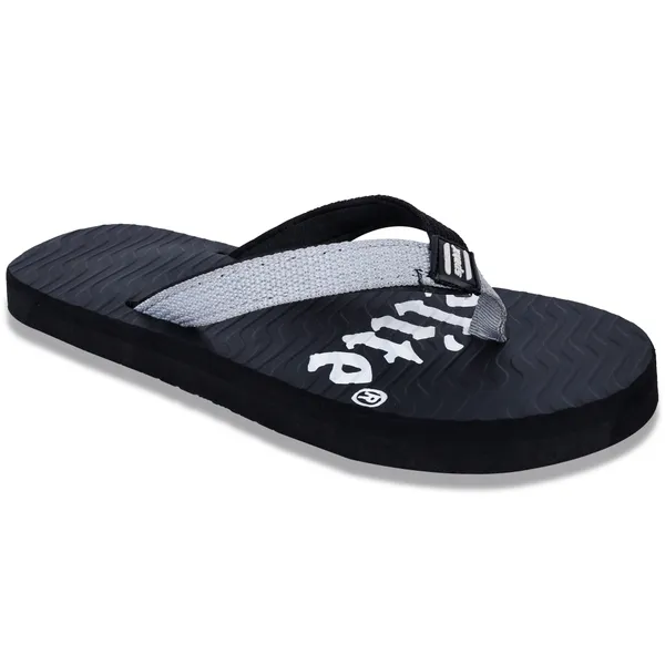 Black_Textile_Casual_Thong_Flip-Flops_For_Men