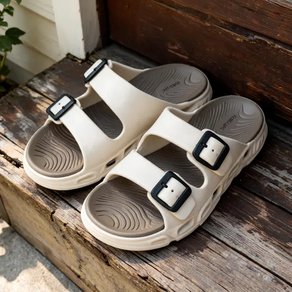 Olive_Synthetic_Double_Strap_Sandals_For_Men
