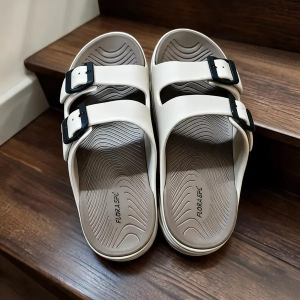 Olive_Synthetic_Double_Strap_Sandals_For_Men
