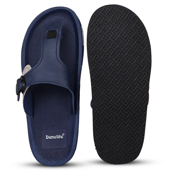 Navy_Synthetic_Toe_Loop_Casual_Sandals_For_Men